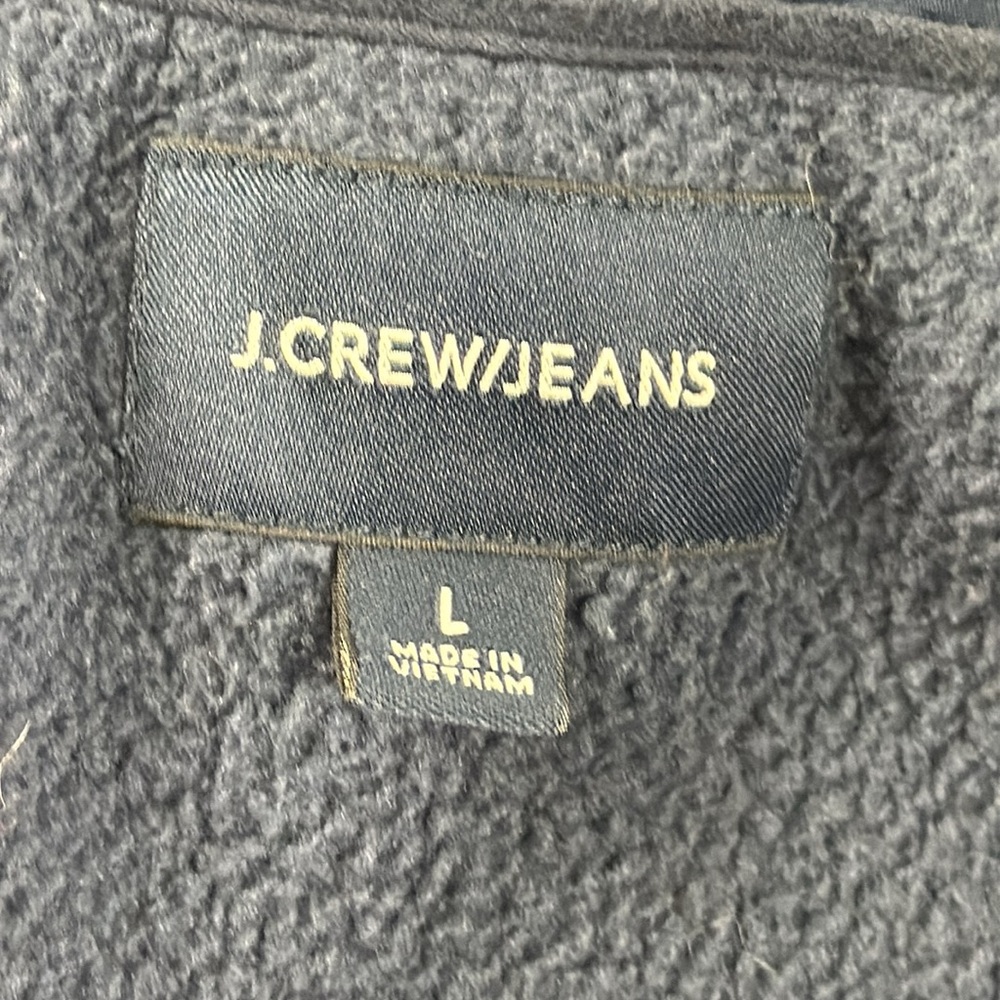 J. Crew blue jacket with hood Size L - Picture 6 of 9